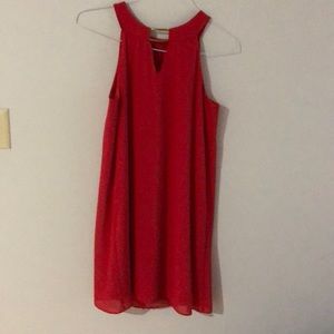 A red homecoming dress